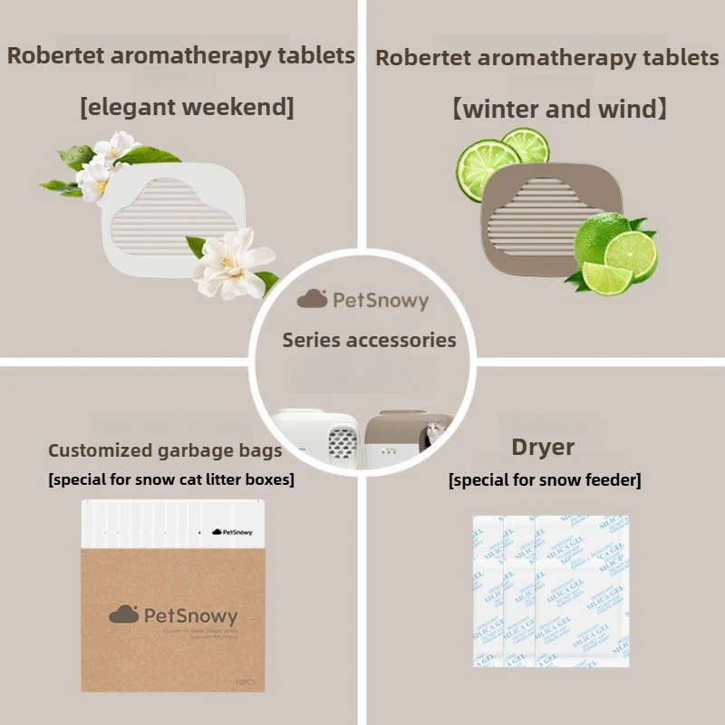 Tablet Accessories Bag - PetSnowy Aksesuarları Kediler çöp kutusu Çöp